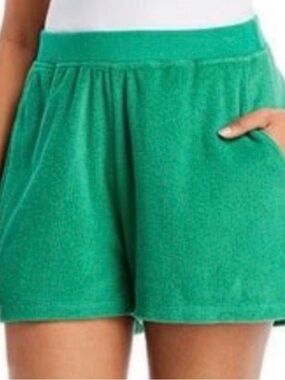KULE The Terry Venus Green Shorts